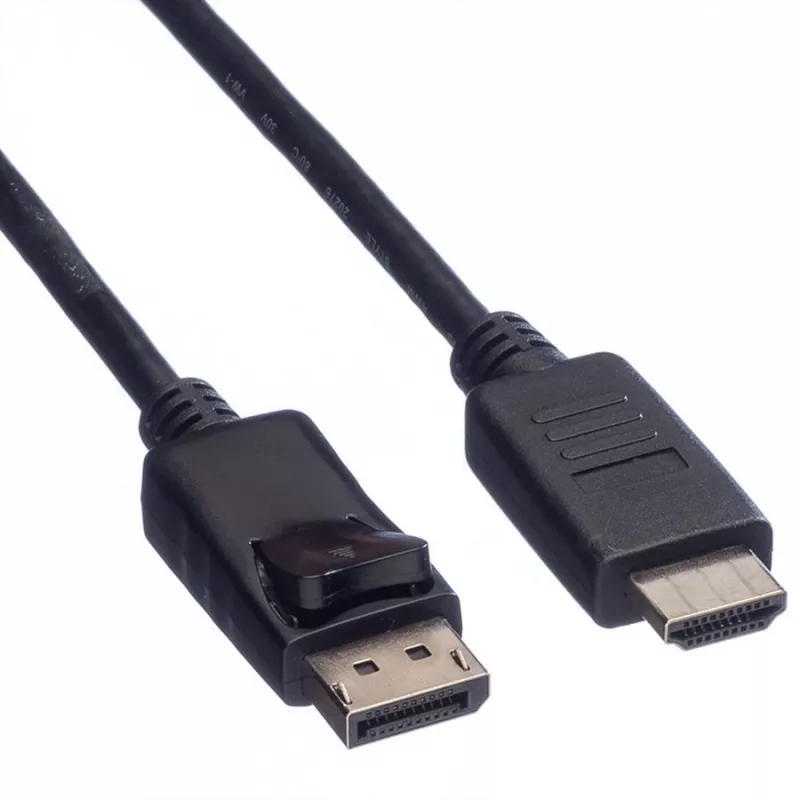 DisplayPort-kaapeli VALUE 4,5 m DP - HDTV uros/uros