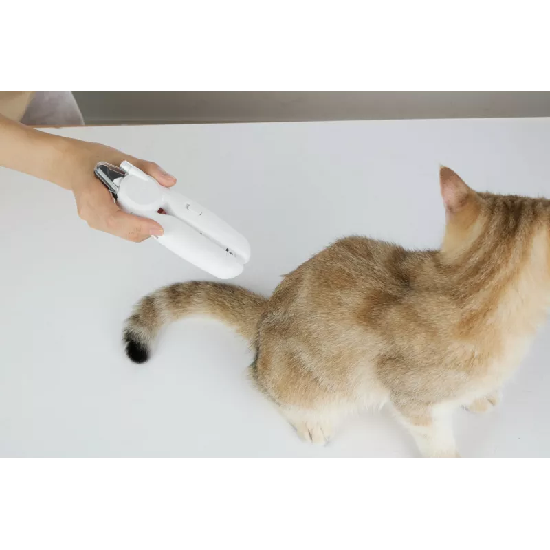 PETKIT PK-N1 lemmikkien kynsileikkuri LED giljotiini muovikahva