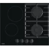 Gorenje GCE691BSC musta kalusteisiin asennettava 60 cm yhdistelmä 4 keittoaluetta