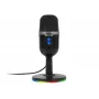 Studiomikrofoni BLOW LED-telineellä — johdollinen USB 2.0, 20–16000 Hz, herkkyys -50 dB, 237 g