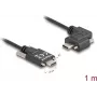 DeLOCK USB 2.0 -kaapeli USB Type-C-uros USB Type-C-uros kulmaliitin vasen/oikea PD 3.0 60W 1m