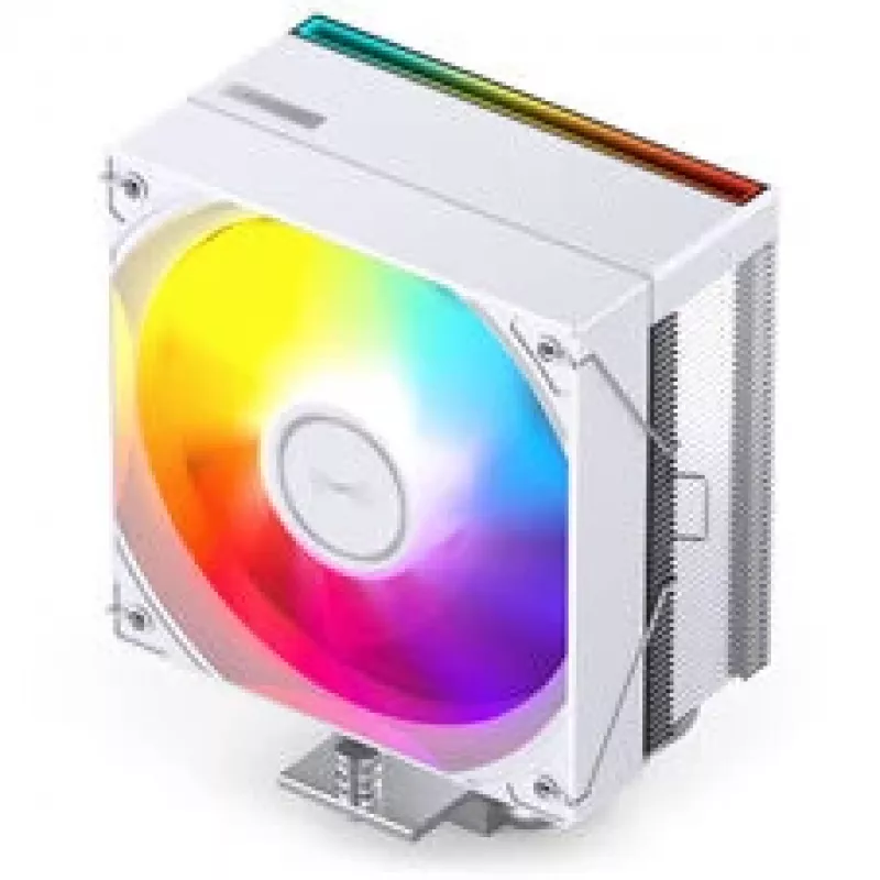 CPU-jäähdytin Jonsbo CB40 WHITE ARGB, PWM-ohjaus, ARGB-valaistus, kompakti torni, valkoinen