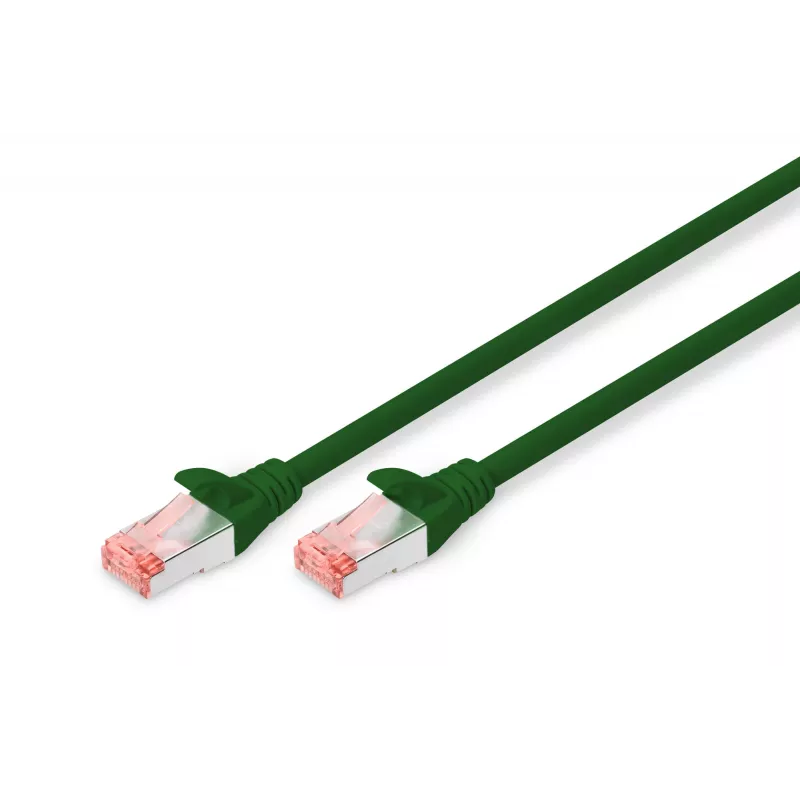 Verkkokaapeli Digitus CAT 6 S/FTP DK-1644-005/G 0,5m vihreä