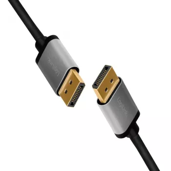 Logilink - DisplayPort-kaapeli - DisplayPort (M) - DisplayPort (M) - DisplayPort 1.2 - 5 m - tukee 4K 60 Hz, tukee 2K 165 Hz (2560 x 1440)