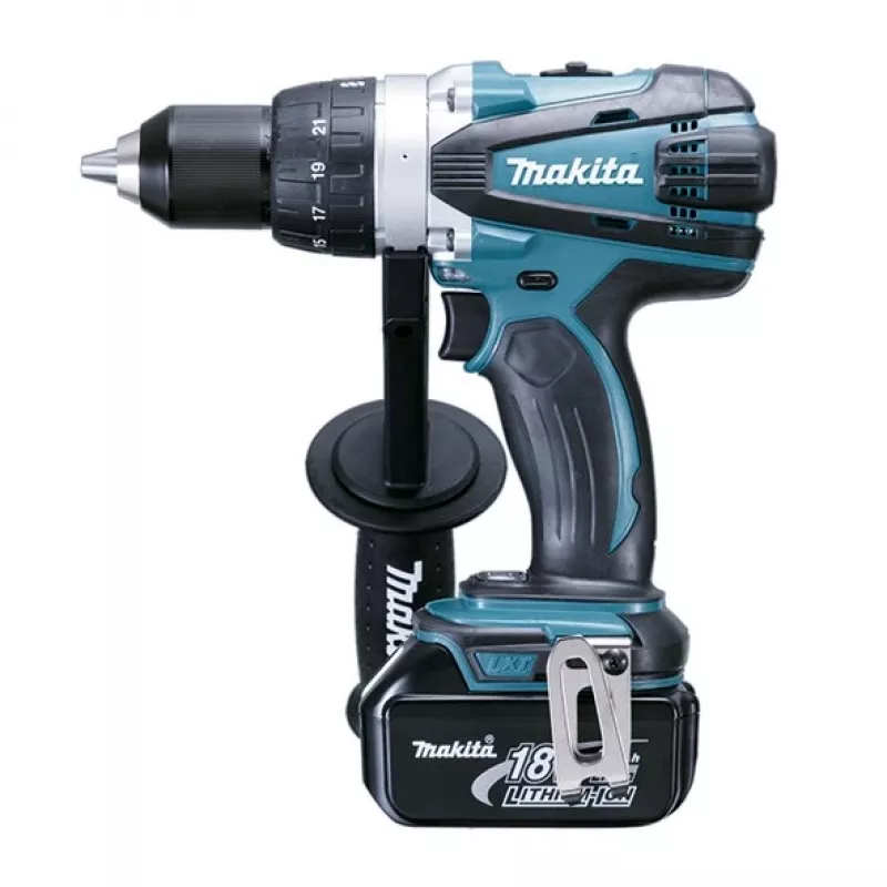 Makita DDF458RTJ akkuporakone, 18 V, 2 nopeutta, sininen