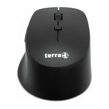 Langaton, äänetön USB-hiiri Terra 4000 Terra — 6 painiketta, oikeakätinen, musta