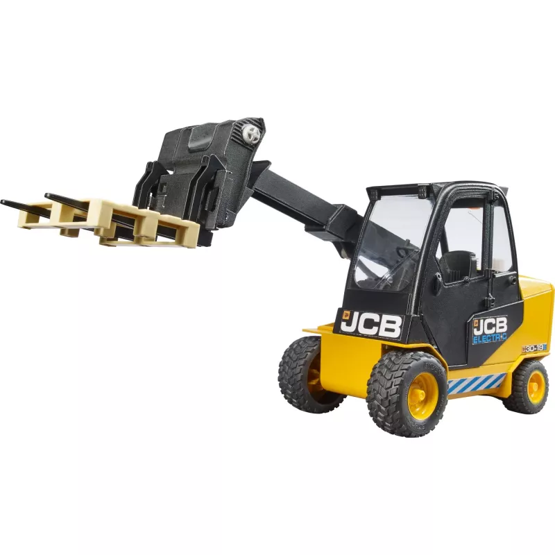 Trukki BRUDER JCB Teletruk lelu — ABS, suositeltu ikä 3+, musta ja keltainen