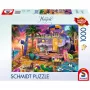 Palapeli Schmidt Spiele Jeff Haynie 1000 palaa — Wohnwagen am Meer, maisemallinen 1000 palan palapeli