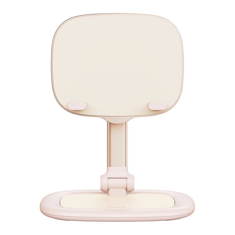Tabletin ja puhelimen teline Baseus Seashell Series pinkki – korkeussäädettävä, kevyt