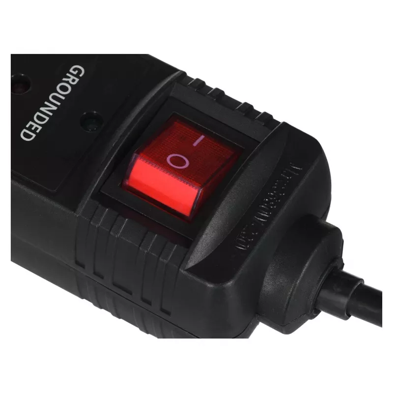 EnerGenie SPF5-C-5 ylijännitesuoja 5 AC-pistorasiaa 250 V 1,5 m musta