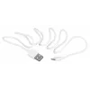 SAVIO CL-123 USB-kaapeli USB 2.0, USB A - Micro-USB B, 1 m, valkoinen