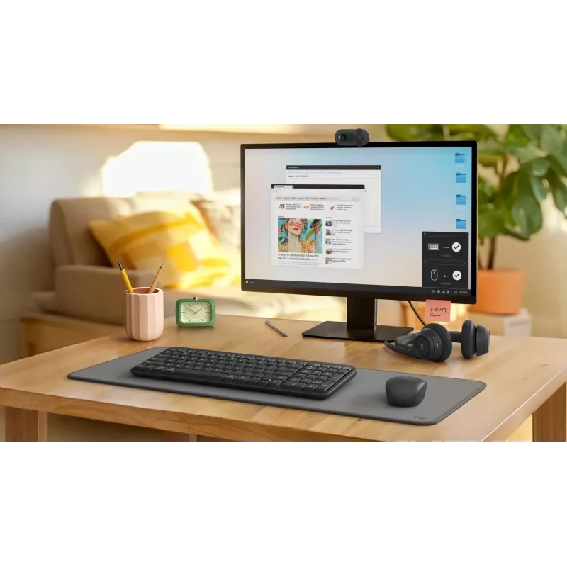 Langaton näppäimistö- ja hiirisarja Logitech MK250 Compact