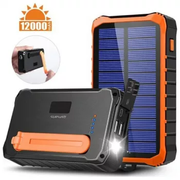 Varavirtalähde Propper Solar 12000mAh harmaa