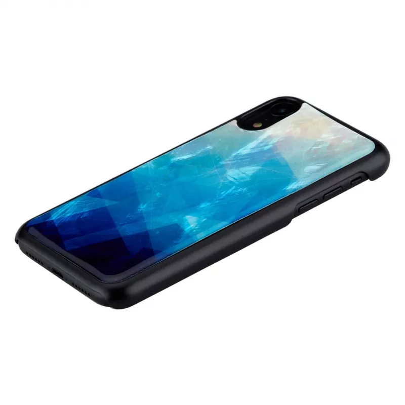 iKins puhelinkotelo iPhone XR – blausee ulkopuoli, musta sisäpuoli