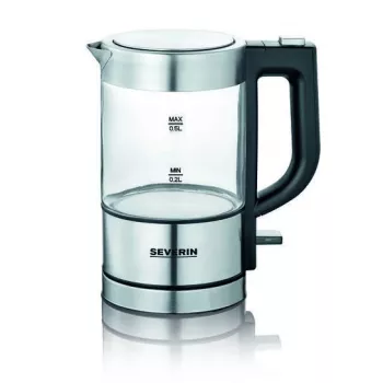Severin WK 3472 vedenkeitin 0,5 l hopea 1 100 W (WK3472)