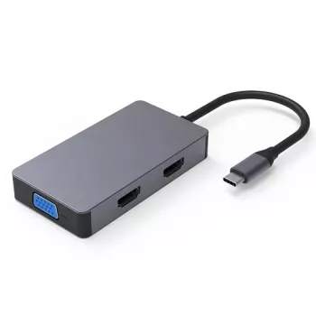 Sovitin USB Type-C - 2x HDMI, 1x VGA, 1x USB Type-A, 1x USB Type-C PD60W