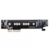 Silverstone SST-ECM28 M.2/SATA-sovitinkortti, PCIe 4.0, 1x M-Key, 1x SATA