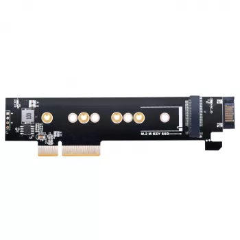 Silverstone SST-ECM28 M.2/SATA-sovitinkortti, PCIe 4.0, 1x M-Key, 1x SATA