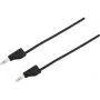 VOLTCRAFT mittausjohto [pistoke 4 mm - pistoke 4 mm] 5 m musta MSB-300 (MSB-300-5-SW)
