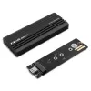 Ulkoinen SSD-kotelo QOLTEC NV2270 M.2 SATA/NVMe-asemille, USB-C, jopa 2 TB