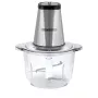 Sähköinen silppuri HEINRICH'S HMZ 8850, 500 W, 2 L kulho, 4 terää, teknopolymeeri, hopea