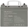 Sinettu AGM-UPS-akku QOLTEC 53084 12V 36Ah LongLife