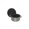 Cocotte Staub 20 cm harmaa valurauta