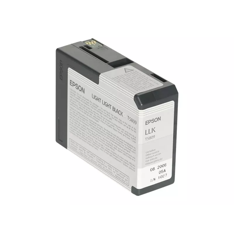 Epson Singlepack Light Light Black T580900, vaaleanvaaleanmusta, pigmenttimuste, 80 ml, 1 kpl