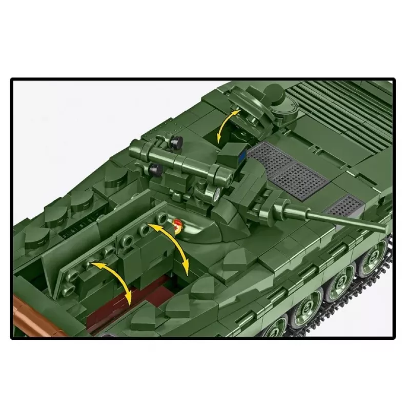 Rakennussarja Cobi Blocks BMP-1 758 osaa – mittakaavamalli rakennuspalikoilla