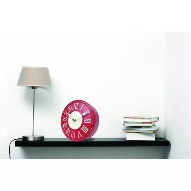 NeXtime kello 5187ro London pöytäkello, Ø16 cm, seinäkello, punainen/valkoinen