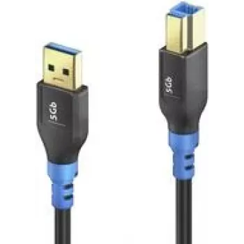 USB-kaapeli PureLink FI-U300-020 2m USB 3.2 Gen 1 USB A USB B musta sininen