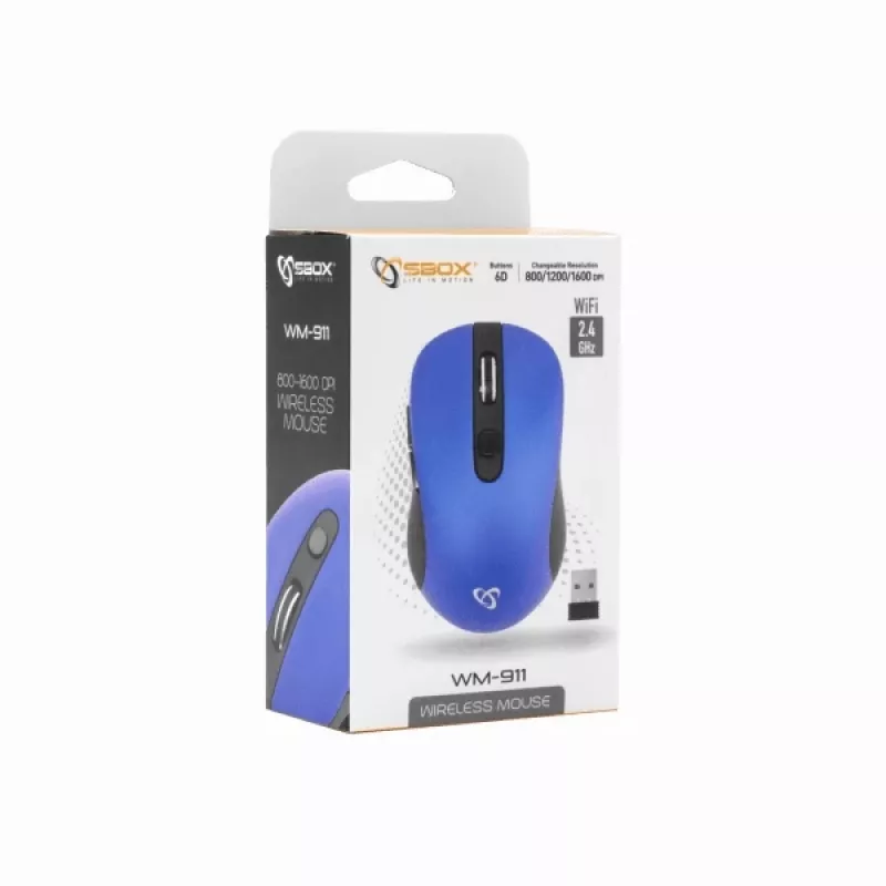 Sbox WM-911BL sininen