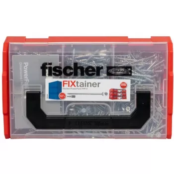 fischer FixTainer PowerFast II TX TG 562272 lastulevyruuvivalikoima teräs sähkösinkitty (562272)