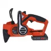 Black & Decker GKC1820L20 akkukäyttöinen moottorisaha, musta/oranssi