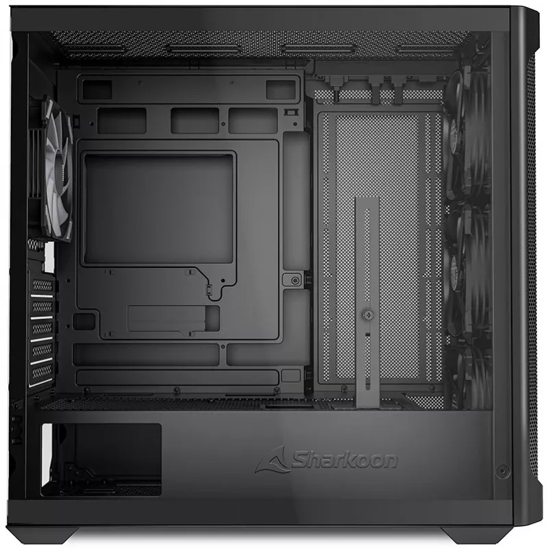 Sharkoon MK4W RGB Strip Micro Tower musta