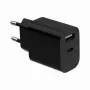 LATURI USB UNIVERSAL MUSTA/2P TA-UC-2AC12-01-BK GEMBIRD