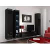 Cama-vitriini VIGO '180' 180/40/30 musta/musta kiiltävä