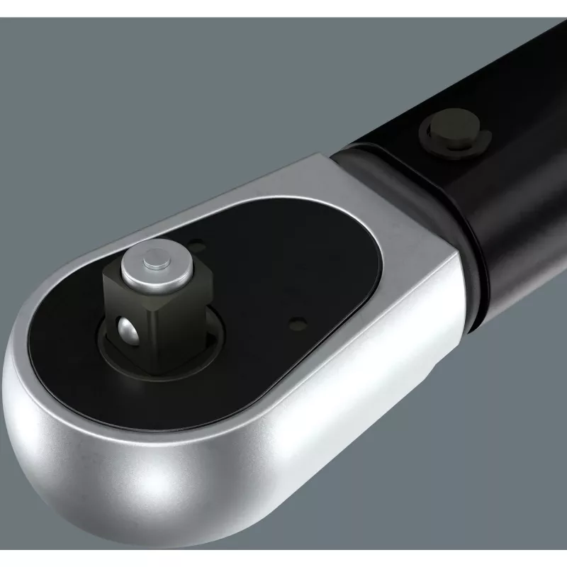 Wera Click-Torque Lock C3 05075692001 vääntömomenttiavain vaihdettavalla räikällä, 1/2 tuumaa, 40–200 Nm, musta/vihreä