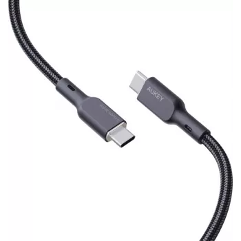 AUKEY CB-KCC101 nailonkaapeli USB-C - USB-C 1m