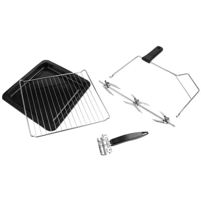 Rommelsbacher BG 1805/E pikkupaistouuni ruostumaton teräs – 42 L, 80–230 °C, 7 tilaa, varras