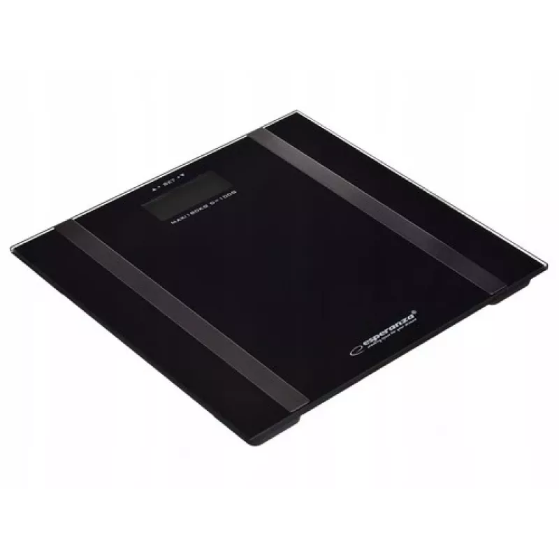 Henkilövaaka Esperanza EBS018K – elektroninen, 180 kg, musta