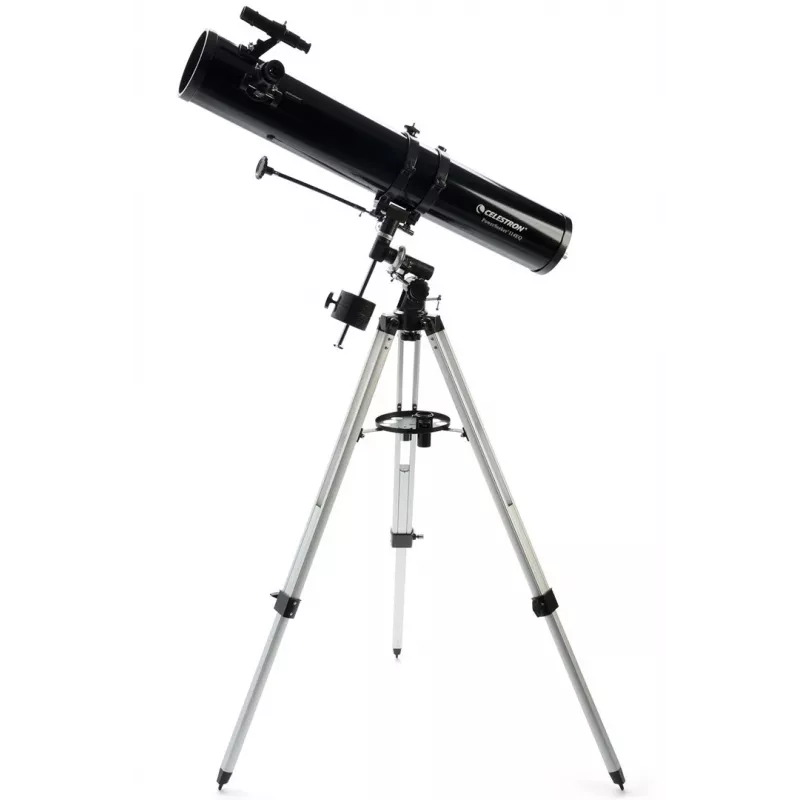 Celestron PowerSeeker 114EQ refraktori 45x musta