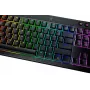 Razer | BlackWidow V4 Low-Profile Tenkeyless HyperSpeed | näppäimistö | langaton | US | Bluetooth | musta | keltaiset kytkimet