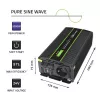 Auto-invertteri Qoltec Monolith 2000 W musta 24 V