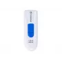 Transcend JetFlash 790 TS128GJF790W USB-muistitikku, 128 GB, USB 3.1 Gen 1, sisäänvedettävä liitin, valkoinen