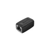 Unitek A1026BK RJ45-naaras-naaras-liitin, Cat.6, 1 Gbps, musta