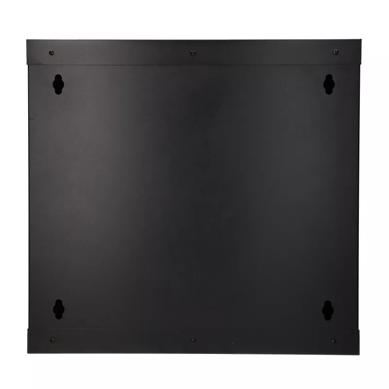 EXTRALINK LITE 9U 530X400 seinäasennettava räkkikaappi musta hyllyllä