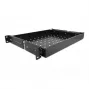 Delock - rack-liukuhylly - musta - 1U - 48,3 cm (19 inch)