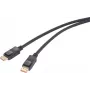 Renkforce DisplayPort-liitäntäkaapeli uros 2,00 m musta RF-6562820 8K UHD (RF-6562820)