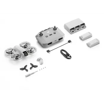 DJI Neo Fly More Combo (DJI-RC-N3) kevyt 135 g drooni 4K Ultra HD -kameralla, jopa 18 minuutin lentoaika yhdellä latauksella, 3x akut, kauko-ohjain